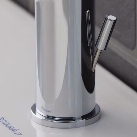Detailbild 4039054 Duravit B.1 monoknop wastafelmengkraan M met trekstang, chroom Hansgrohe