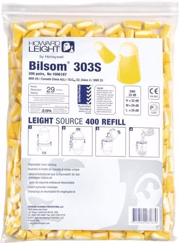 Honeywell Bilsom 303S EN 352-2 SNR 32 dB oordoppen, navulverpakking van 200 paar, maat S Bilsom 303S EN 352-2 SNR 32 dB oordoppen, navulverpakking van 200 paar, maat S, uit de categorie oordoppen met artikelnummer 4000370328