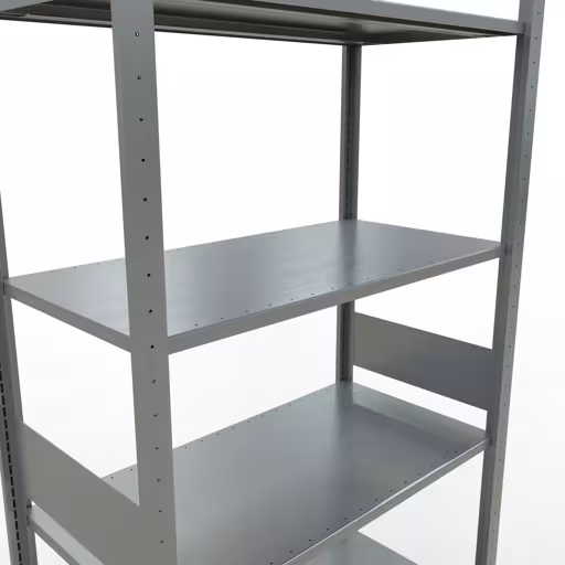 Basisplank, legbord, insteeksysteem MULTIplus150, 3000 x 1000 x 500 mm, 7 legborden, lengtestangen, verzinkt van Schulte Lagertechnik uit het assortiment insteeksysteem