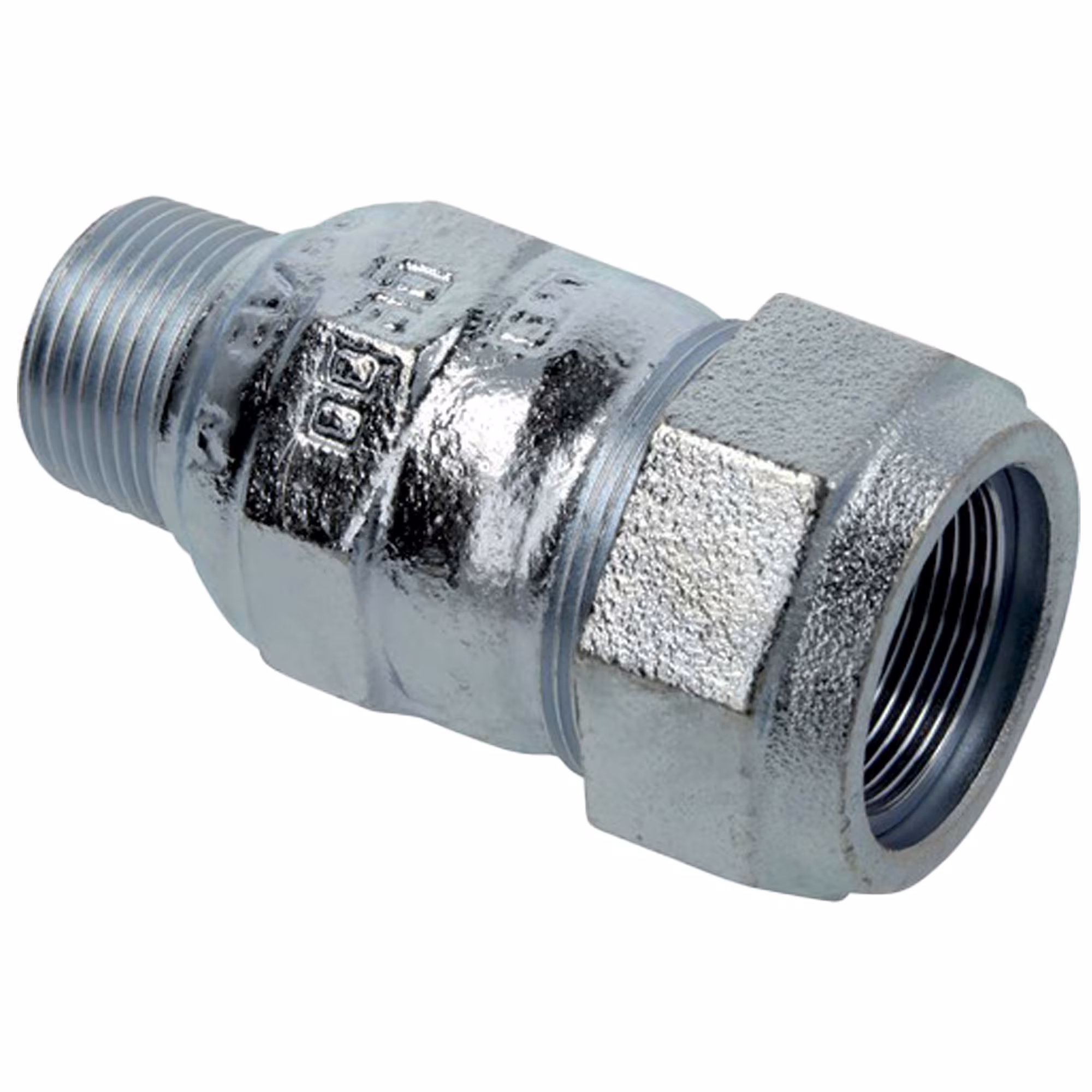 Gebo originele klemverbinder type A 1/2'' x 21,3mm voor stalen buis van Gebo Gebo originele klemverbinder type A voor stalen buis, verzinkte knelfitting, art.nr. 01.150.00.01