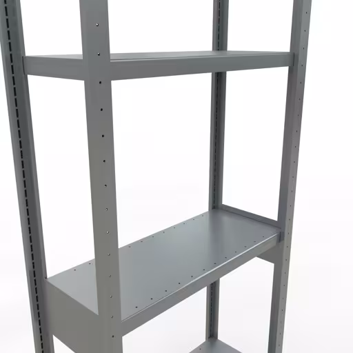 Figuur nr. 15 van het artikel basisrek, legbord, insteeksysteem MULTIplus250, 3000 x 750 x 300 mm, 7 legborden, lengtestangen, verzinkt uit de insteeksysteem productgroep van Schulte Lagertechnik.