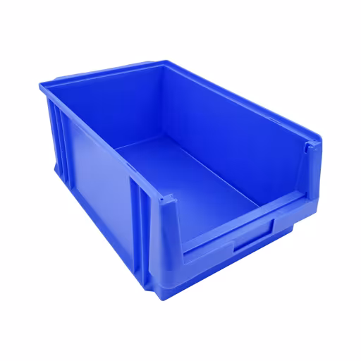 Open opbergdoos, dxbxh 500x315x200 mm, blauw, polypropyleen van Schulte Lagertechnik uit het rekkenprogramma