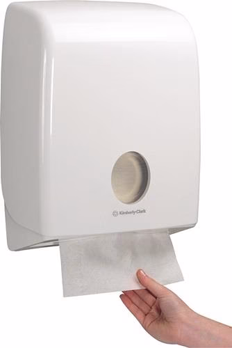 AQUARIUS 6954 handdoekdispenser, circa 407 x 317 x 150 mm, standaardformaat uit de categorie papierhouders en handdoekdispensers, artikelnummer 9000469672