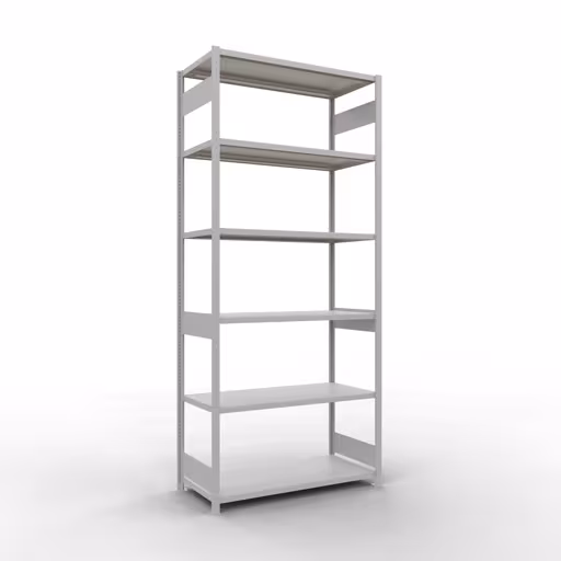 Figuur nr. 15 van het artikel basisplank, legbord, insteeksysteem MULTIplus250, 3000 x 1300 x 600 mm, 7 legborden, lengtestangen, RAL 7035 lichtgrijs uit de productgroep insteeksysteem van Schulte Lagertechnik.
