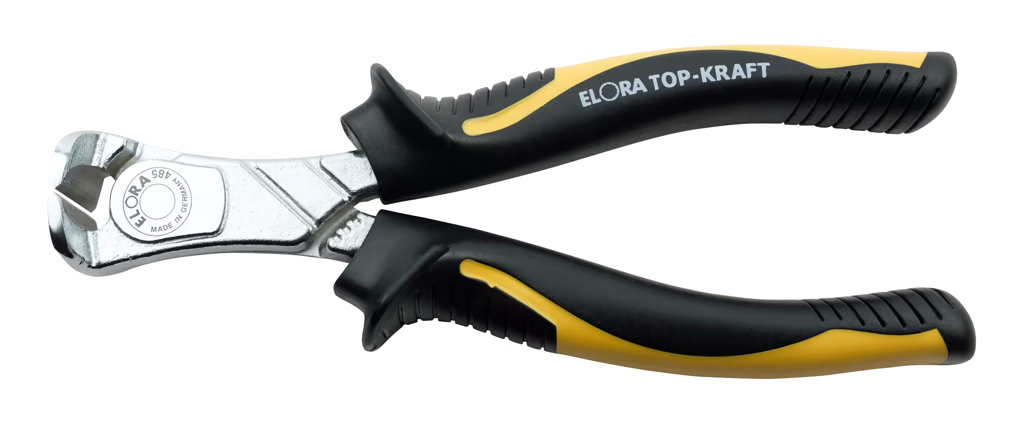 Elektrische frontknipper met 2-componenten handgreepbeschermkappen, ELORA-485-BI uit de categorie precisietangen met art.nr. 0485000002000