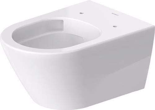 Duravit wandcloset 540 mm D-Neo Wit, randloos spoeltoilet, closetzitting met soft-close mechanisme, inclusief Durafix