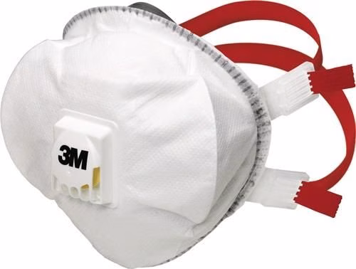 3M FFP3/V R D ademhalingsmasker 8835+ met uitademventiel uit de categorie ademhalingsmaskers en filters met artikelnummer 4000370665