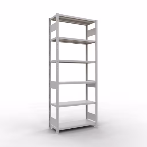 Figuur nr. 13 van het artikel basisplank, legbord, insteeksysteem MULTIplus330, 2500 x 1000 x 400 mm, 6 legborden, lengtestangen, RAL 7035 lichtgrijs uit de productgroep insteeksysteem van Schulte Lagertechnik.