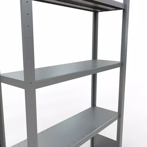 Basisplank, legbord, insteeksysteem MULTIplus330, 2000 x 1000 x 300 mm (HxBxD), 5 legborden, verzinkt van Schulte Lagertechnik uit de categorie insteeksysteem