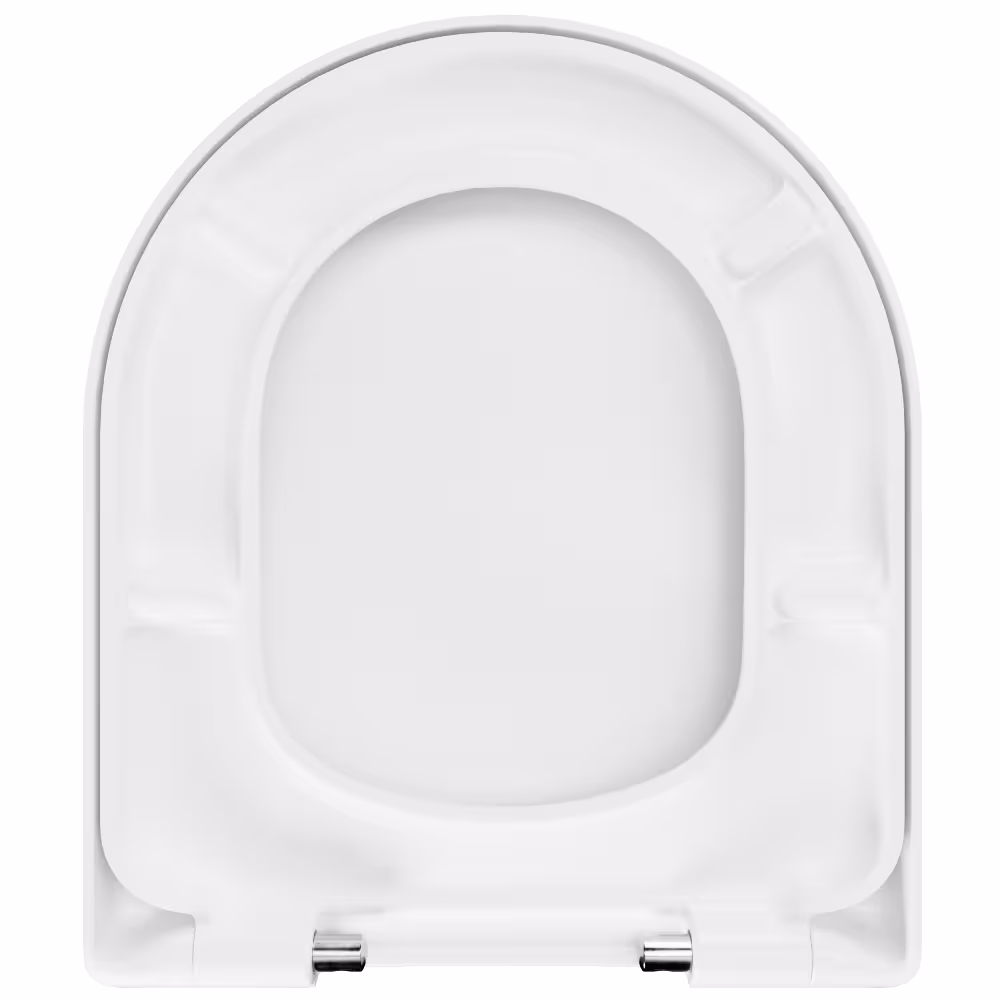 Figuur nr. 14 van het artikel Compacte toiletbril D700 wit D-vorm met softclose-mechanisme, onder andere ME van Starck, Laufen Pro uit de productgroep badkamerkeramiek van het merk LUVETT