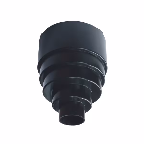 Venduct verloopstuk DN 125 naar HT buis of mof van het merk Klöber uit het assortiment schuine daken