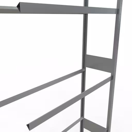 Afbeelding nr. 10 van het artikel aanbouwrek, wielen-/bandenrek, 3500 x 1150 x 400 mm, verzinkt, 5 opslagniveaus met 150 kg vakbelasting per niveau uit de productgroep legbordstellingen van Schulte Lagertechnik