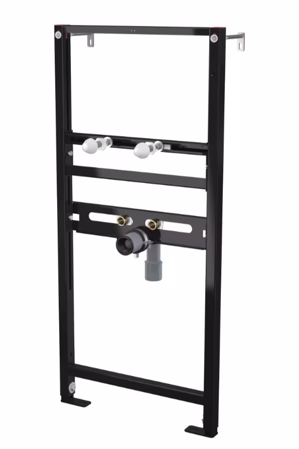 AlcaPlast A104 wastafelmontage-element voor wandmontage inbouwhoogte 1200mm van AlcaPlast Inbouwframe voor wastafels, wastafelkranen, art.nr. A10412