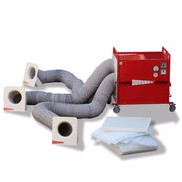 DustBox Plus-pakket 6000, ontvochtiging, ventilatie, luchtreiniging, artikelnr. Pluspakket 6000
