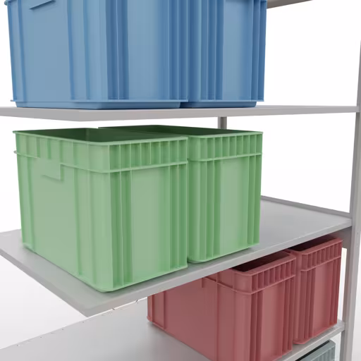 Insteeksysteem opzetplank 2500x1300x800 mm, type 150 kg, lichtgrijs van Schulte Lagertechnik uit het assortiment insteeksysteem
