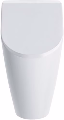 Duravit urinoir Randloos ME by Starck, horizontale uitloop wit, uitvoering voor afdekking