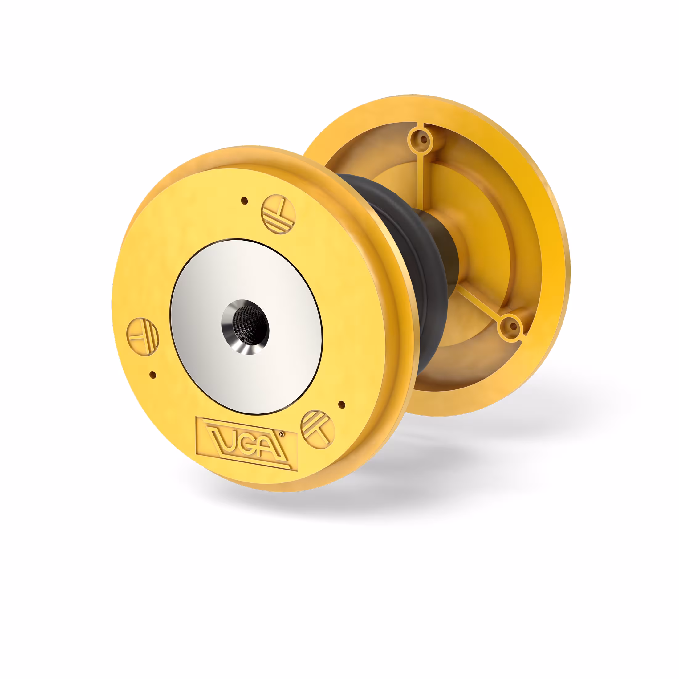 Aardbus stevig geïsoleerd voor inbouw in beton GE-D GE-D/(500)/V4A/(M12) van UGA System-Technik Aardingsbus star geïsoleerd voor inbetonlegging GE-D UGA systeemtechniek, gebouwaarding, artikelnr. 441150000042