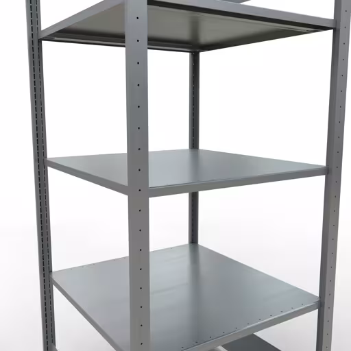 Extra afbeelding van het artikel Basisplank, legplank, insteeksysteem MULTIplus150, 2000 x 750 x 800 mm, 5 legborden, lengtestangen, verzinkt vanaf basisplank