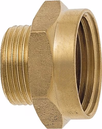 GEKA messing schroefdraadnippel, 3/4 inch binnendraad, 1/2 inch buitendraad, van het merk Geka GEKA messing schroefnippel met binnen-/buitenschroefdraad, uit de categorie slangkoppelingen, -stukken en -fittingen, artikelnummer 4000353547