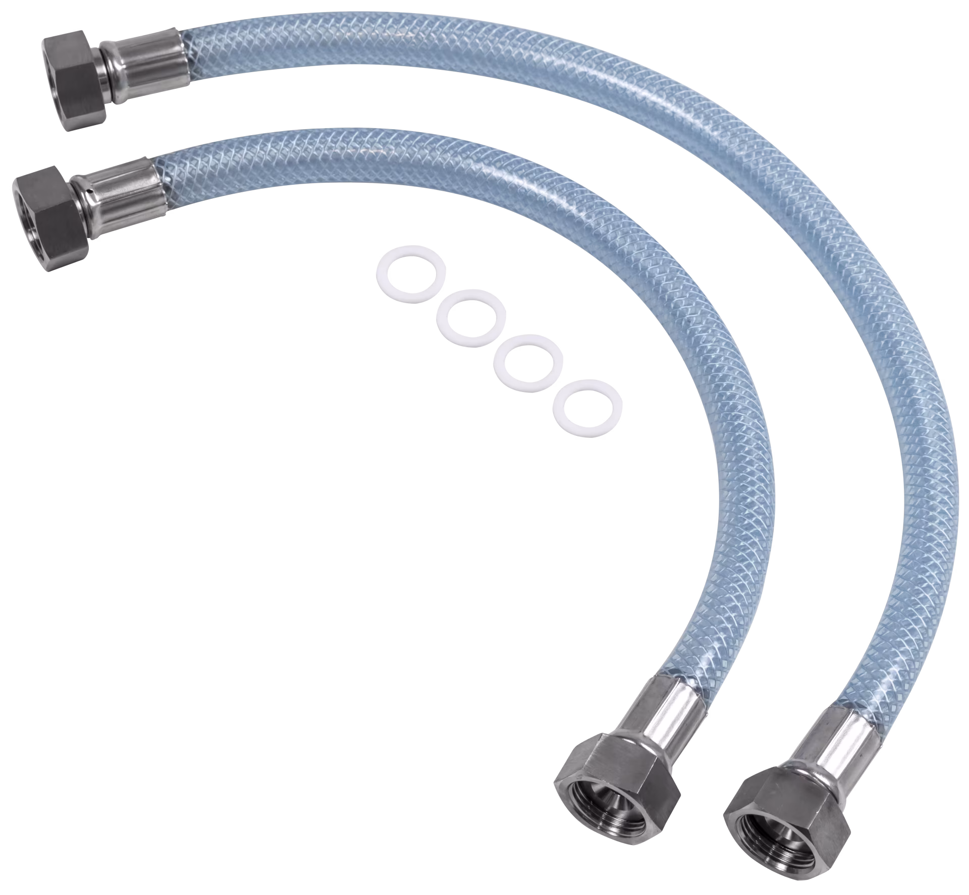 Aansluitslangenset voor het omkeren van de stroomrichting met GTIN 4251280716990 Aansluitslangenset voor omkering van de stroomrichting van ZUWA met art.nr. 1050131S