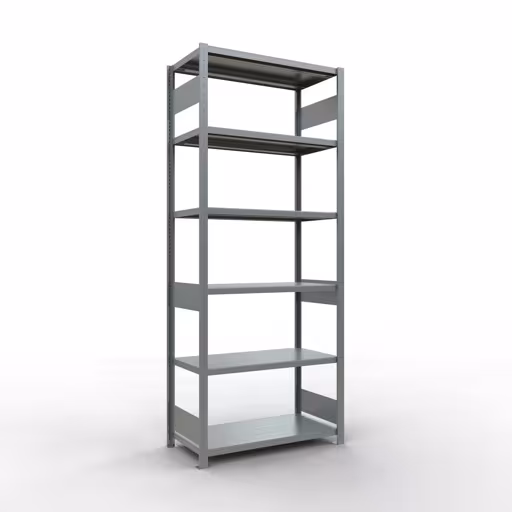 Afbeelding nr. 14 van het artikel basisrek, legbord, insteeksysteem MULTIplus250, 2500 x 1000 x 500 mm, 6 legborden, lengtestangen, verzinkt uit de productgroep insteeksysteem van Schulte Lagertechnik