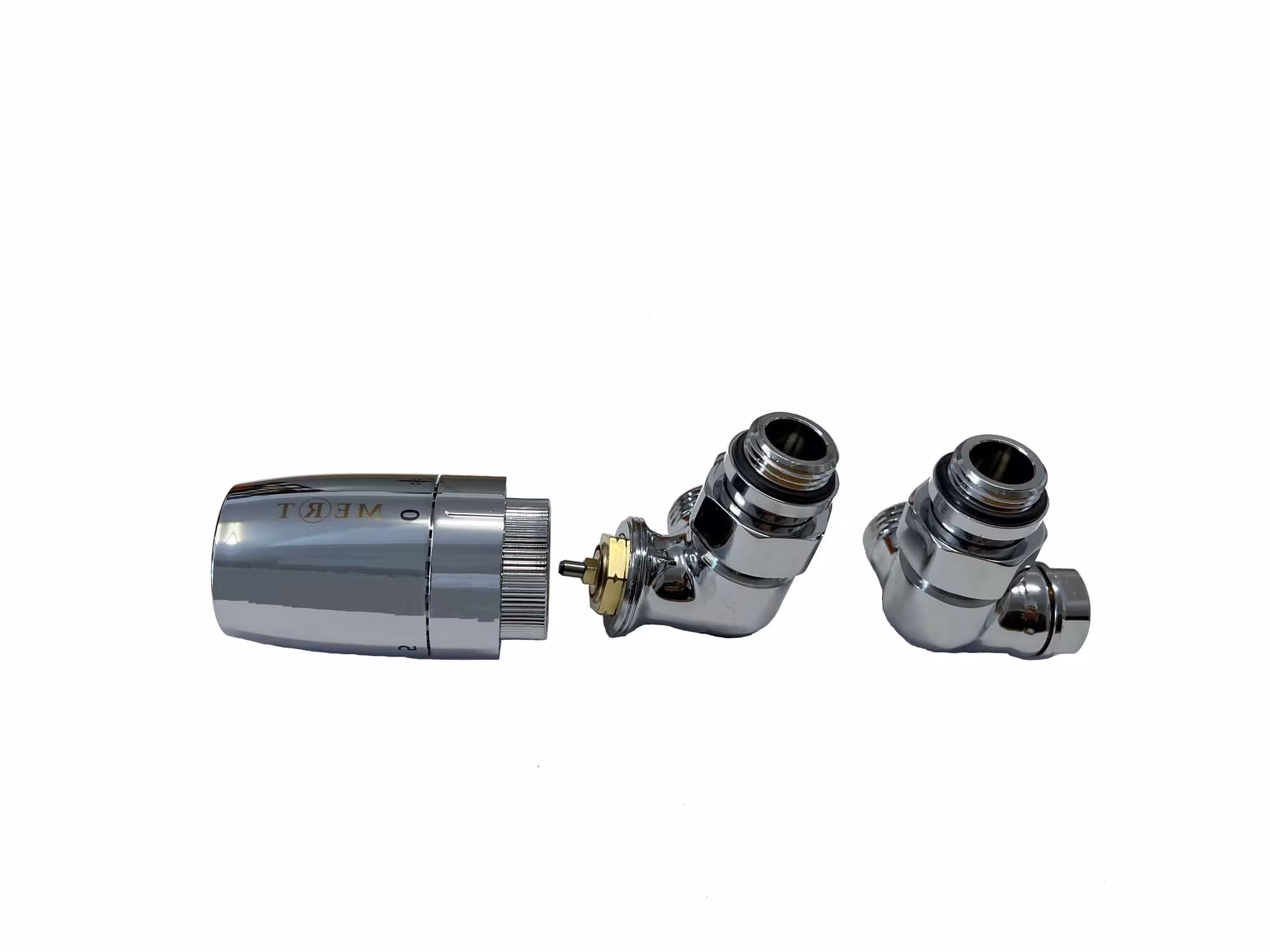 Ontwerp TH-hoekhoek van MERT Ontwerp TH hoekhoek, radiatormontage & aansluitingen