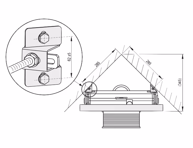 AlcaDrain M918 hoekmontageset voor toiletgootsteen, bidet en urinoir montage-element van AlcaPlast uit de categorie badkamerkeramiek