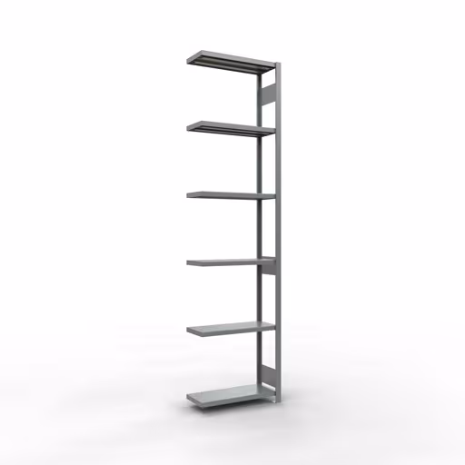 Afbeelding nr. 15 van het artikel aanbouwrekken, legbordstellingen, insteeksysteem MULTIplus250, 3000 x 750 x 300 mm, 7 legborden, lengtestangen, verzinkt uit de insteeksysteem productgroep van Schulte Lagertechnik