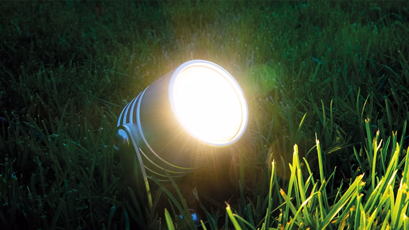 TerraLight tuin- en objectspot koel wit Beleuchtung, Lampe, Licht, Gras, Pflanze