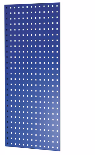 Geperforeerd paneel zijpaneel, 90 x 1000 x 500 mm (H x D), RAL 5010 gentiaanblauw van Schulte Lagertechnik Geperforeerde plaat zijwand, 90 x 1000 x 500 mm (H x D), RAL 5010 gentiaanblauw, accessoires, art.nr. 35667-B