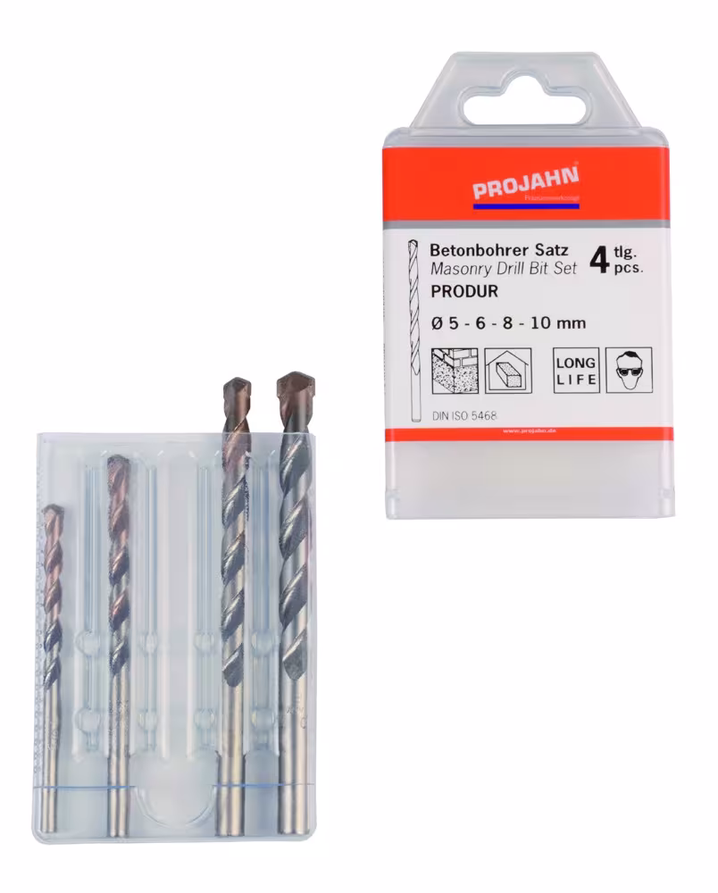PRODUR cassette 4 stuks 5-10 mm van PROJAHN PRODUR cassette 4 stuks 5-10 mm, boor, art.nr. 55001