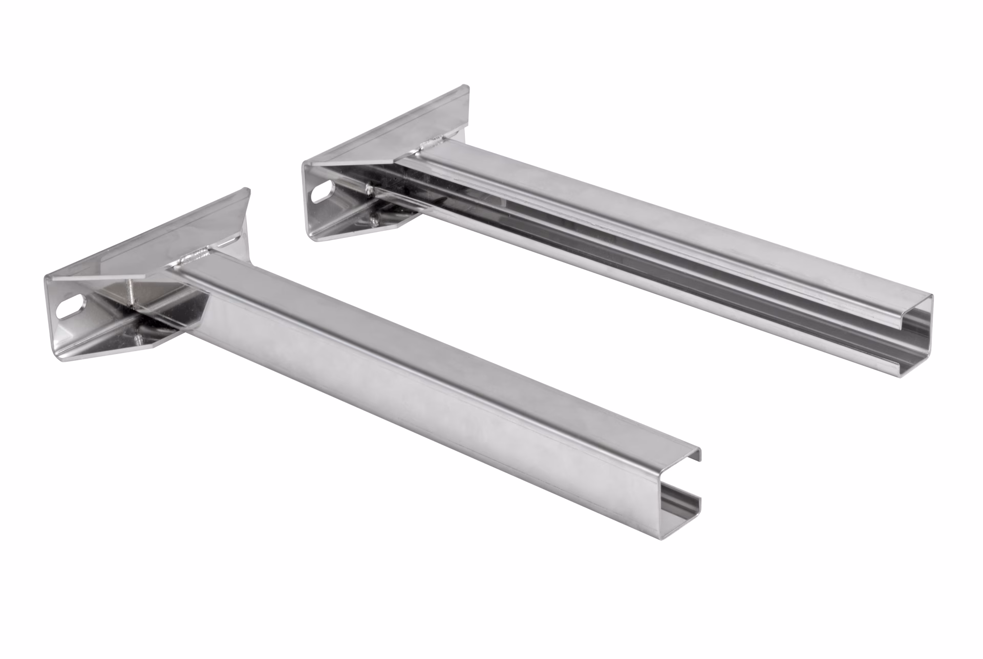 DW dubbelwandige muurbeugel D 80-300 verstelbaar 500-1000 mm zonder wandmontage uit de categorie RVS uitlaatsysteem dubbelwandig met het artikelnr. 671754