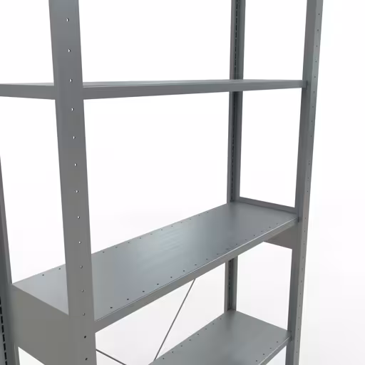 Figuur nr. 16 van het artikel basisrek, legplank-insteeksysteem MULTIplus85, 2500 x 1000 x 300 mm, 6 legborden, verzinkt uit de productgroep insteeksysteem van het merk Schulte Lagertechnik.