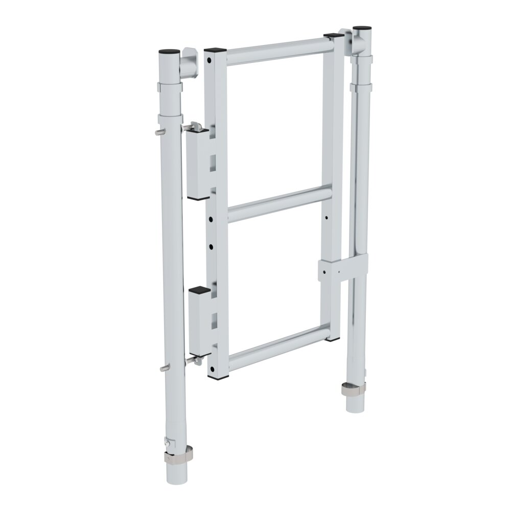 Munk veiligheidsdeur, frontmontageframe 0,75 van Günzburger Steigtechnik Munk veiligheidshek, voor montage aan de voorzijde, uit de categorie valbeveiliging, artikelnummer 070507