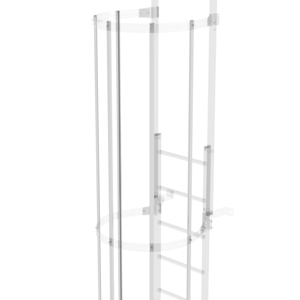 Munk rugsteun, 3000 mm lang, thermisch verzinkt staal, van Günzburger Steigtechnik Munk rugleuningsteun, 3000 mm lang, uit de categorie ladders, artikelnummer 063235