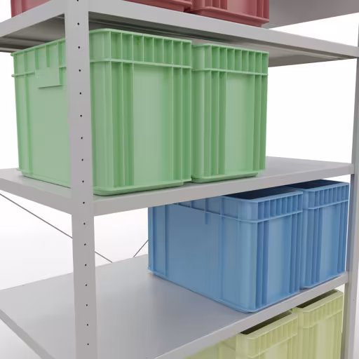 Afbeelding nr. 14 van het artikel insteeksysteem basisplank 2000x1300x800 mm, type 250 kg, lichtgrijs uit de productgroep insteeksysteem van Schulte Lagertechnik