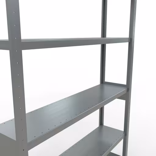 Productafbeelding nr. 15 van het artikel basisplank, legbord, insteeksysteem MULTIplus250, 2500 x 1300 x 300 mm (HxBxD), 6 legborden, lengtestangen, verzinkt Figuur nr. 15 van het artikel basisrek, legplank, insteeksysteem MULTIplus250, 2500 x 1300 x 300 mm, 6 legborden, lengtestangen, verzinkt uit de insteeksysteem productgroep van Schulte Lagertechnik.