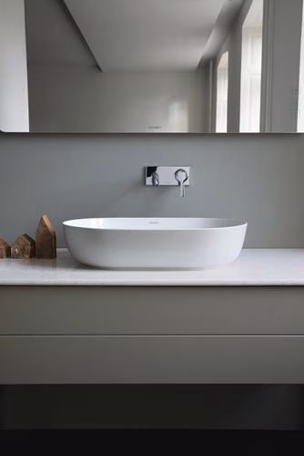 Detailbild 4059775 Duravit C.1 monoknop wastafelmengkraan, inbouwuitloop 225 mm, zonder bedieningshendel, chroom Hansgrohe