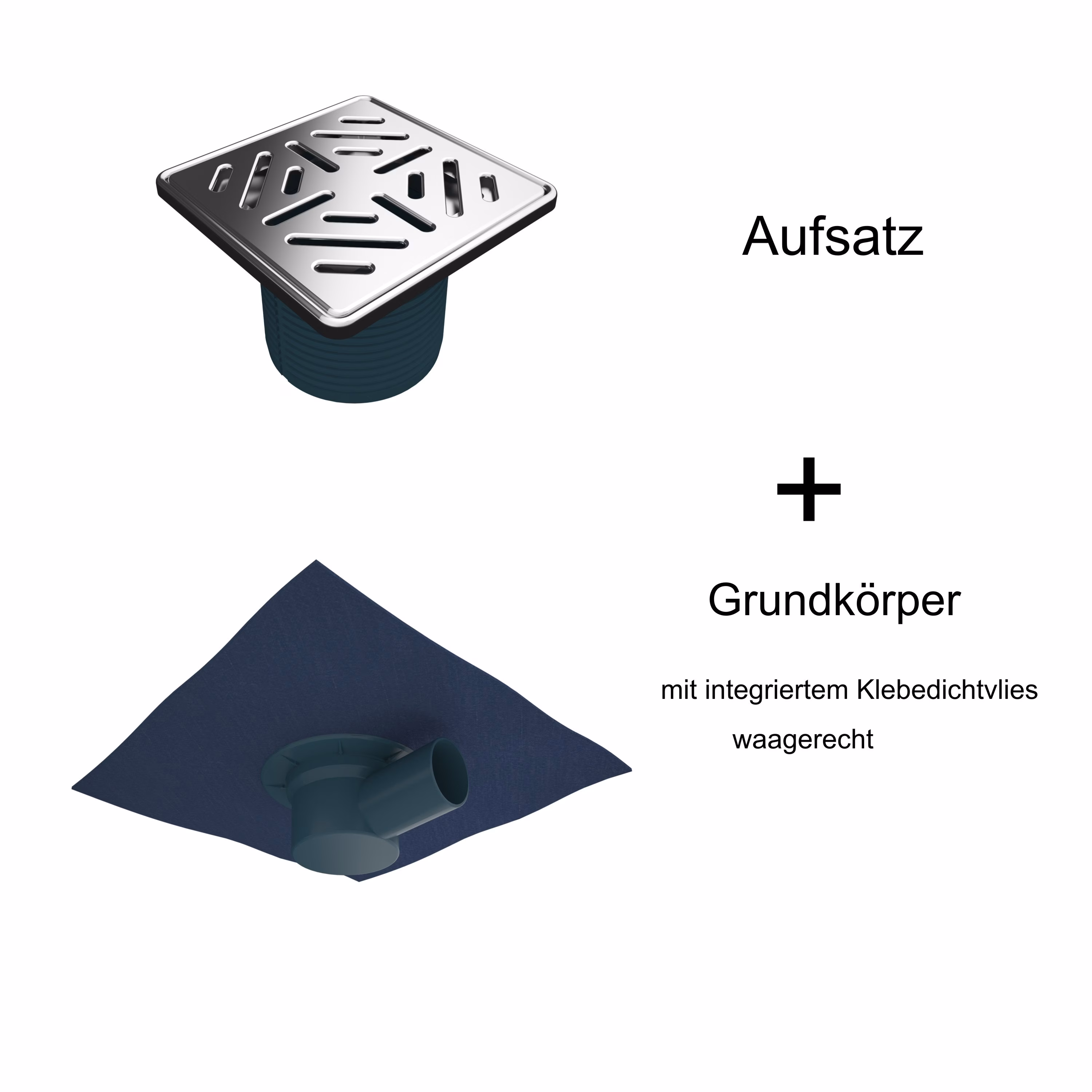 Ohne Text 3963923 MERT basisbody flens, 70 Ø mm horizontaal