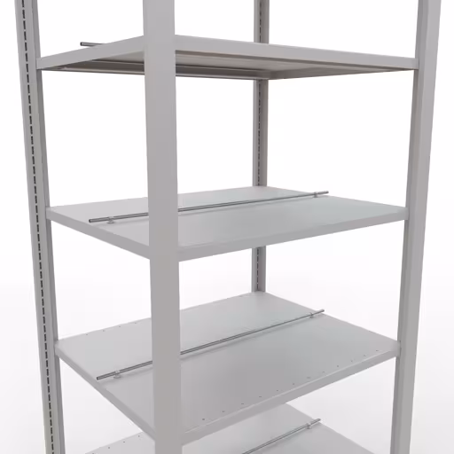 Figuur nr. 12 van het artikel basisplank, kantoorplank, insteeksysteem MULTIplus150, 2300 x 750 x 600 mm, 7 planken, met middenaanslag, lichtgrijs uit de productgroep kantoorplanken van het merk Schulte Lagertechnik.