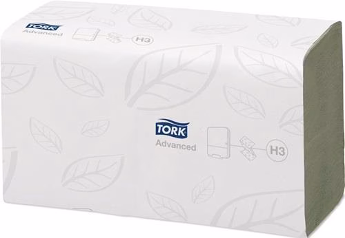 Detailbild 3983632 Handdoek TORK 290179 2-laags, decoratief reliëfgroen L230xB248mm 15x250 doeken