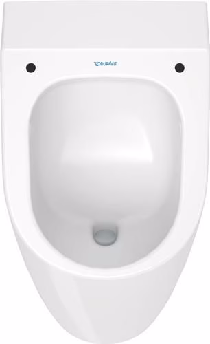 Detailbild 4026837 Duravit urinoir Randloos ME by Starck, horizontale uitloop wit, uitvoering voor afdekking