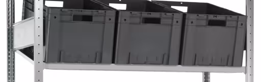 Extra niveau voor schuin vloerrek MULTIplus150, 1300 x 600, verzinkt/RAL 7035 lichtgrijs van Schulte Lagertechnik met het artikelnr. 13684