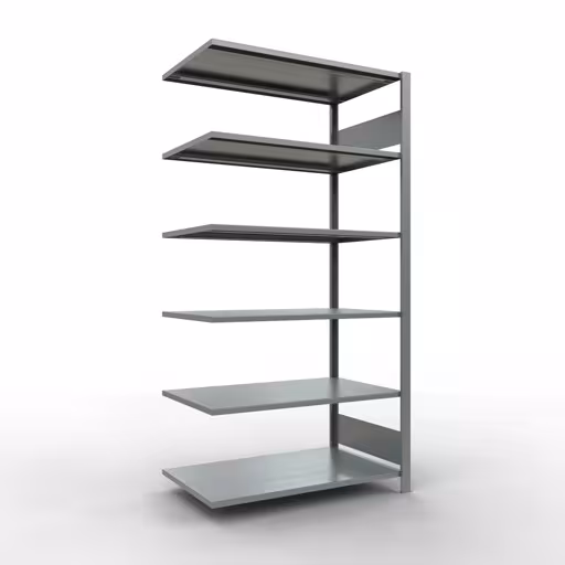 Afbeelding nr. 11 van het artikel aanbouwrekken, kantoorrekken, insteeksysteem MULTIplus150, 2000 x 1000 x 600 mm, 6 legborden, lengtestangen, verzinkt, zonder middenaanslag uit de productgroep kantoorrekken van Schulte Lagertechnik