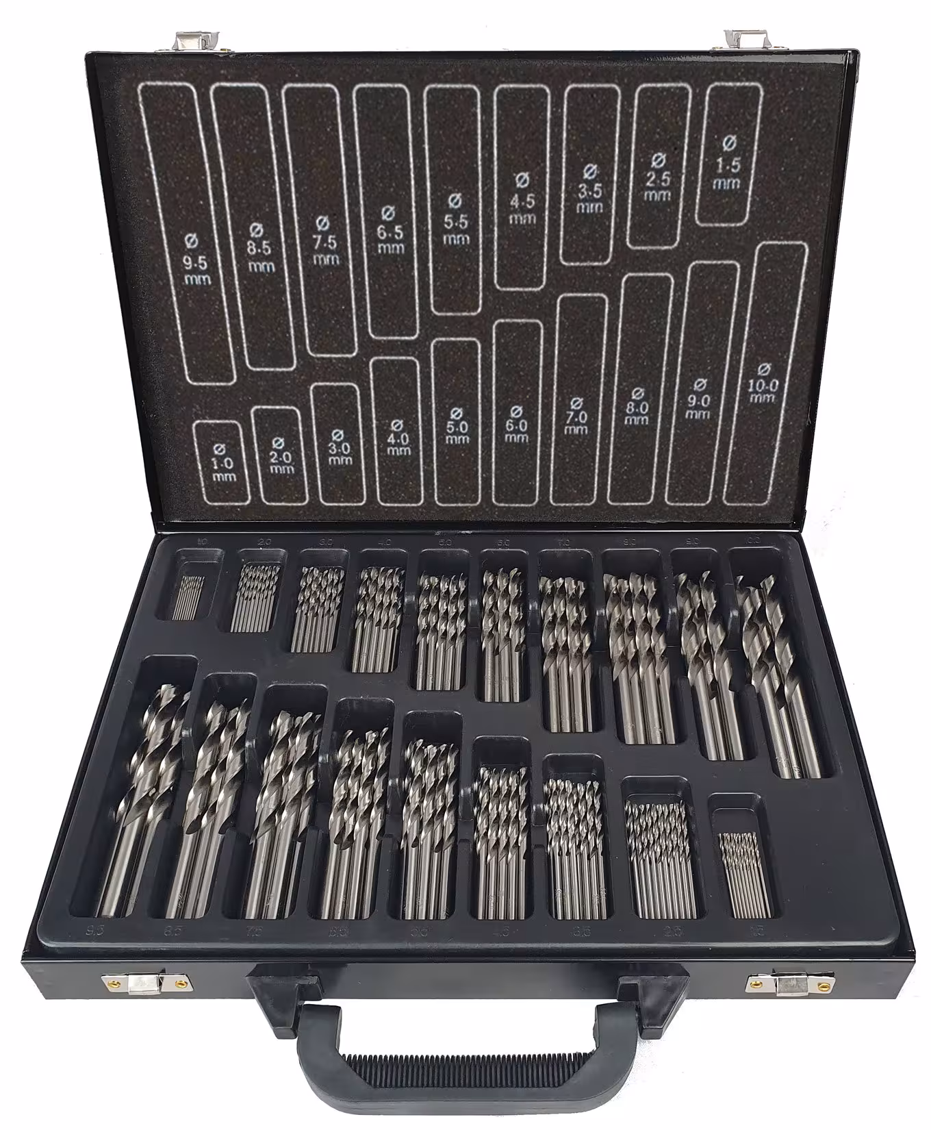 Boormagazijn HSS-G 170 stuks 1-10/0,5 mm BASIC, boor, art.nr. 60616