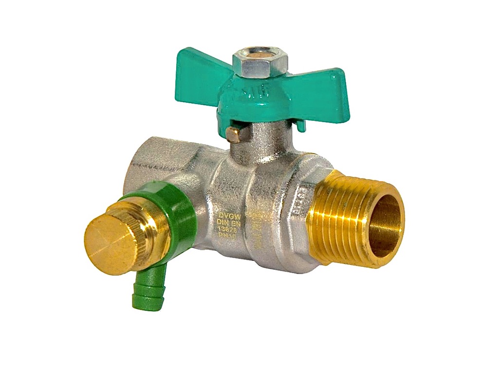 Kogelkranen voor drinkwater Drainage knevel IG-AG