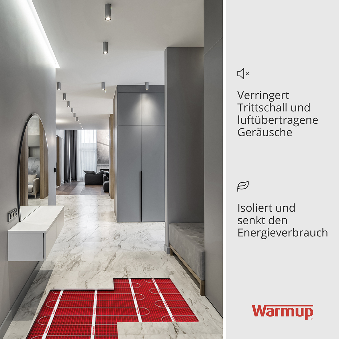 Ohne Text 3819908 Warmup Ultralight, speciaal isolatiepaneel voor gebruik met vloerverwarming