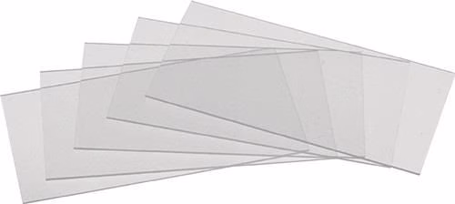 Binnenvizier, set van 5, voor 4000370229, -241, -394, -245, 51x107 mm, 5 stuks/set uit de categorie Beschermende helmen en vizieren met artikelnummer 4000370250