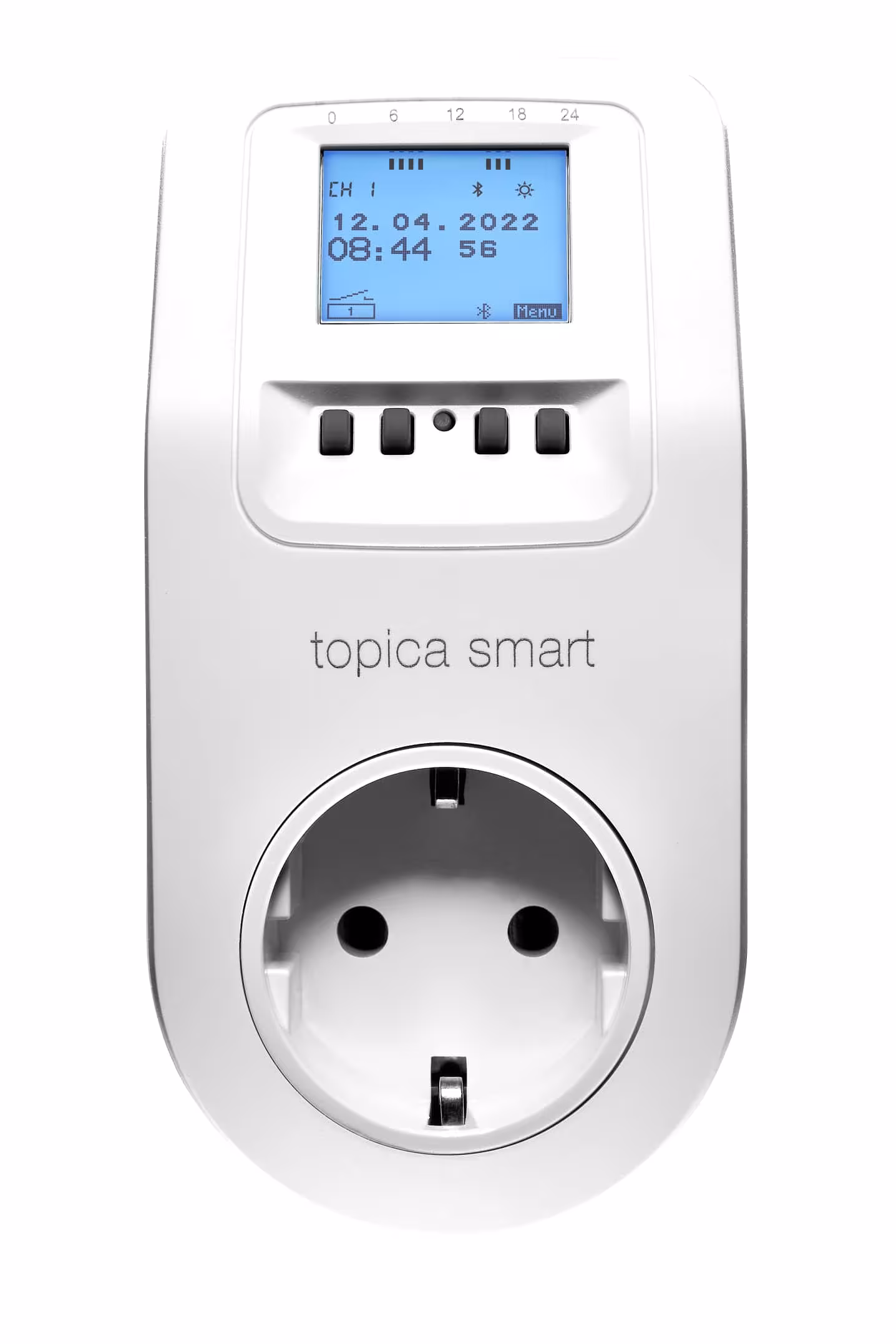 Distributietimer topica smart uit de categorie gebouwautomatisering met de GTIN 4010940046408 Distributietimer topica smart van het technologiemerk Grässlin Zeitschaltung uit het installatieprogramma