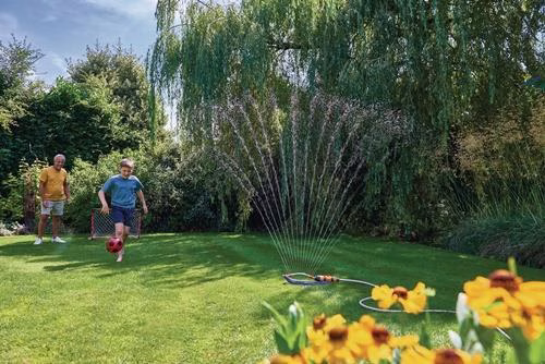 Rechtecksprenger AquaSave PRO 220 m² Steckkupplung Kunststoff, Metall HOZELOCK